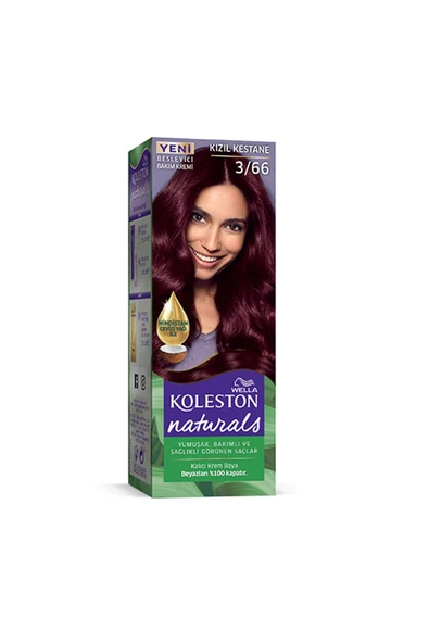 Naturals Saç Boyası Kızıl Kestane 3/66