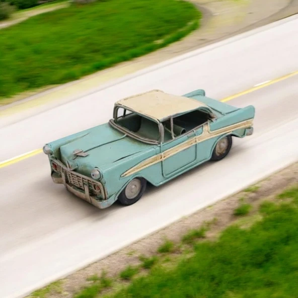 Dekoratif Metal Chevrolet Araba Antika Nostalji Eski Model Ev Dekoru Hediyelik Eşya - 3