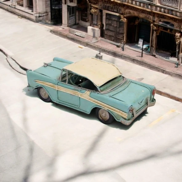 Dekoratif Metal Chevrolet Araba Antika Nostalji Eski Model Ev Dekoru Hediyelik Eşya - 5