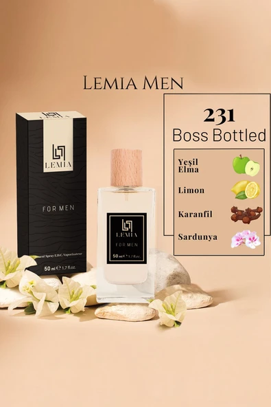 LEMİA Erkek Parfüm 231 Hug Bos Bone Edc 50ml