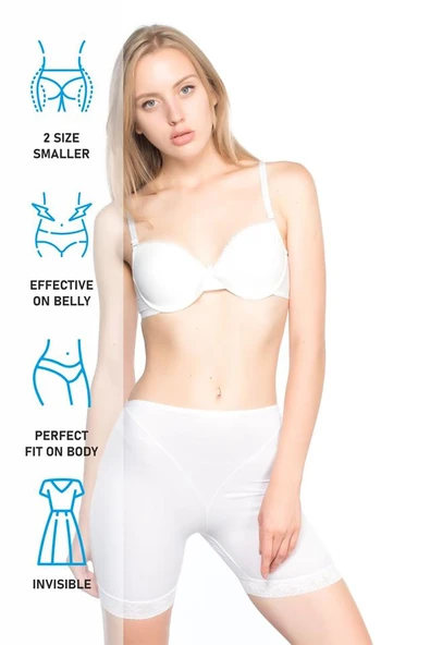 Beyaz Emay 2002 Paça Dantelli Pop Up - Resim 14