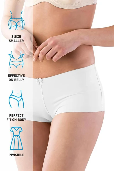 Beyaz Emay 2812 Boxer Lazer Korse - Resim 6