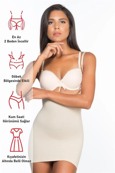 Ten Emay 5043 Göğsü Açık Masajlı Korse - Resim 6