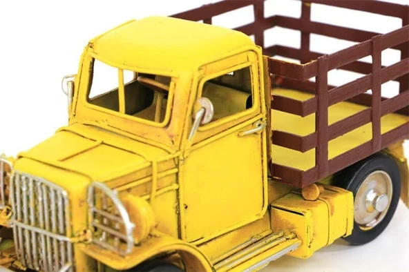 Dekoratif  Metal Kamyon Araba Antika Nostalji  Eski Model  Ev Dekoru Hediyelik Eşya - 6