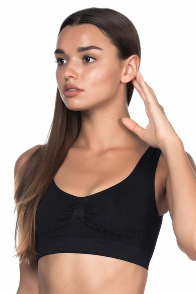 Siyah Emay 4015 Sütyen Korse - 3