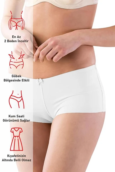 Beyaz Emay 2812 Boxer Lazer Korse - Resim 5