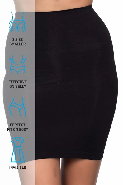 Siyah Emay 2050 Külotlu Jüpon Korse - Resim 14