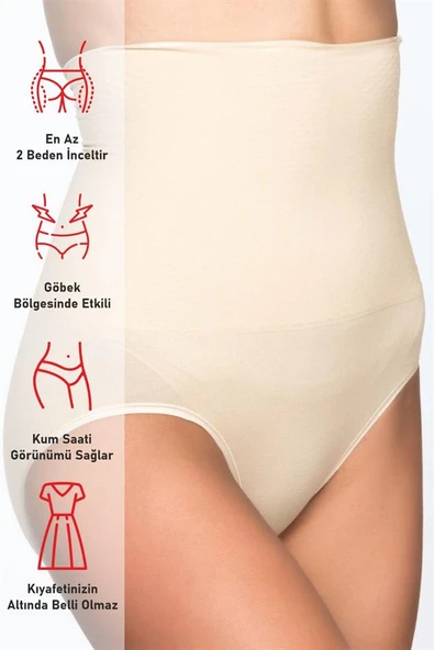 Ten Emay 2029 Masajlı Double Slip Korse - 6