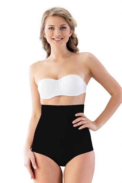 Siyah Emay 2813 Yüksek Bel Slip Lazer Korse ürün görseli