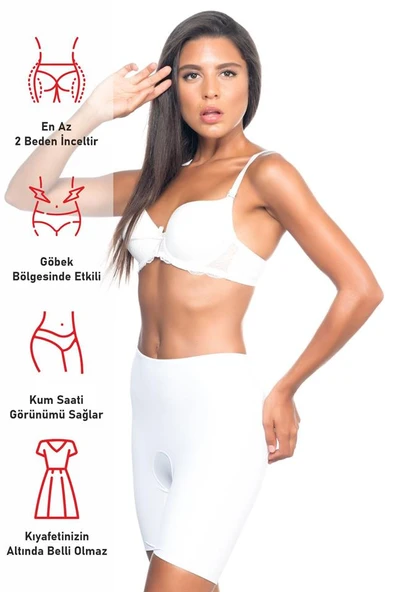 Beyaz Emay 2800 Double Boxer Lazer Korse - Resim 6