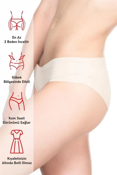 Ten Emay 2818 Slip Külot Lazer Korse - Resim 6