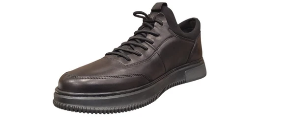 KOMCERO 4K9169-2297 KAUÇUK TABAN ESNEK DERİ ERKEK AYAKKABI - Resim 4