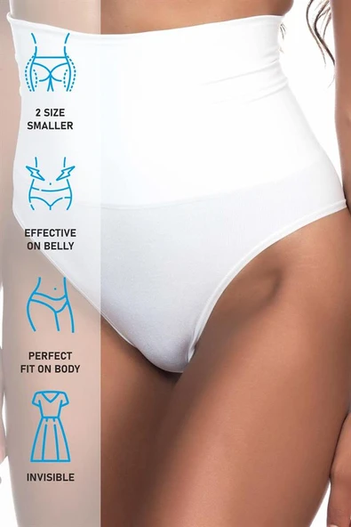 Beyaz Emay 2039 Double Brazil Korse - Resim 7