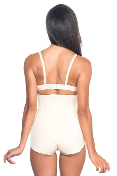 Ten Emay 2824 Yüksek Bel Balen Agraflı Slip Lazer Korse - Resim 3