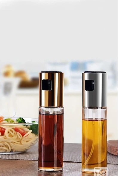 Sprey Cam Şişe Zeytinyağı Sirke Yağ Püskürtücü Yağdanlık 100 ml - 2