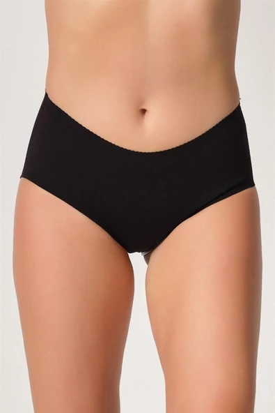 Siyah Emay 2702 Mama Lazer Slip Korse - Resim 5