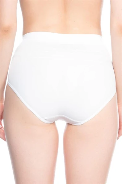 Beyaz Emay 7025 İnce Düşük Bel Slip Korse - 2