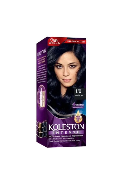 Koleston Intense Saç Boyası 1/0 Mavi Siyah - Salon Kalitesi - 3