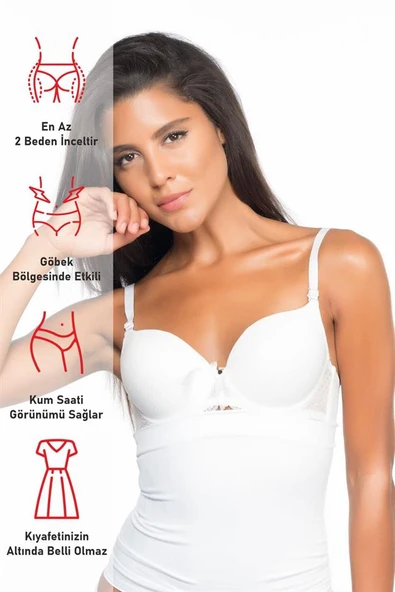 Beyaz Emay 2024 Ergonomik Bel Korse - Resim 6