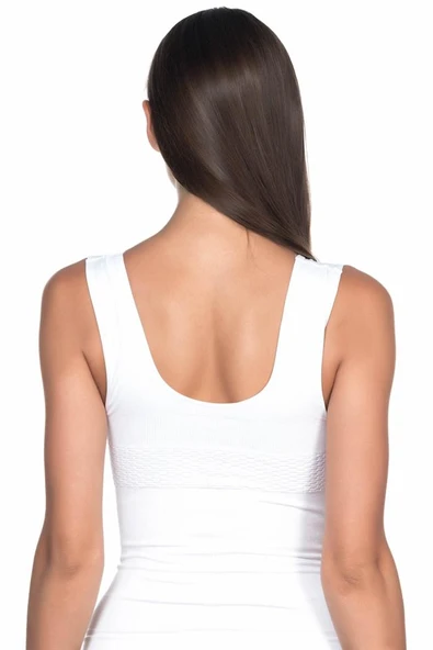 Beyaz Emay 5012 Atlet Korse - Resim 4