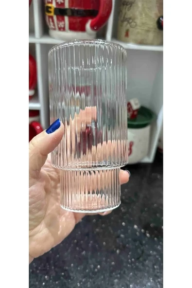 400 ML Isıya Dayanıklı Borosilikat Origami Stil Bardak - Kahve Ve Sunum Bardağı - Borosilikat Bardak 1 Adet - 6