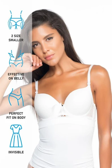 Beyaz Emay 2024 Ergonomik Bel Korse - Resim 7