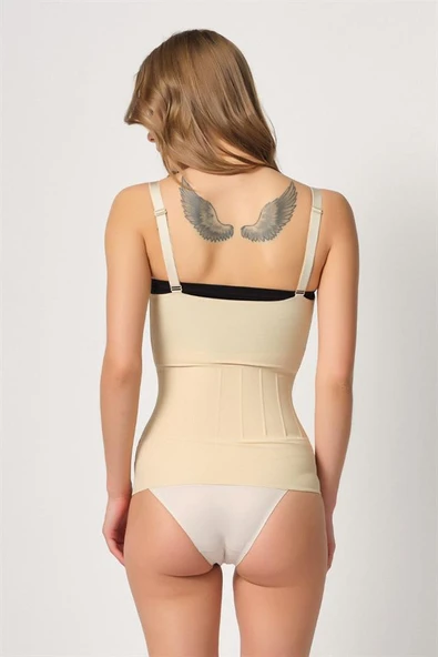 Ten Emay 2946 Göğüs Altı Balen Destekli Atlet Korse - Resim 6