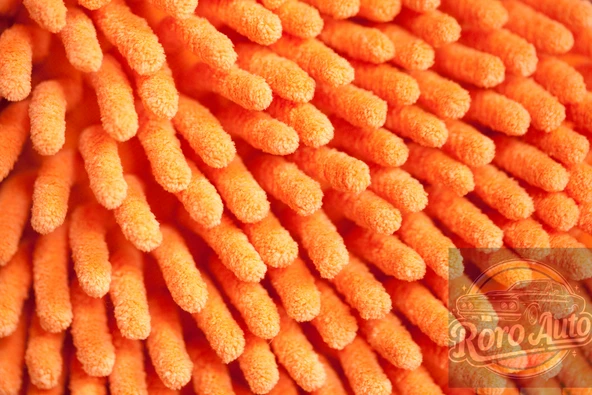 Roro Auto Munzur Mikrofiber Araç Yıkama Eldiveni Turuncu - 2