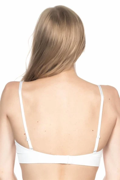 Beyaz Emay 4035 Agraflı Minimizer Korse - Resim 4