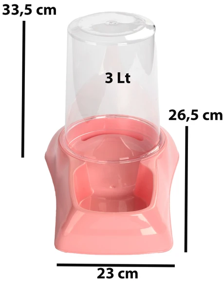 Hazneli Su ve Mama Kabı 3 LT