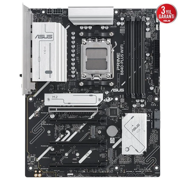 ASUS PRIME B840-PLUS WIFI-6E DDR5 HDMI-DP PCIE 4.0 AM5 ATX - Resim 2