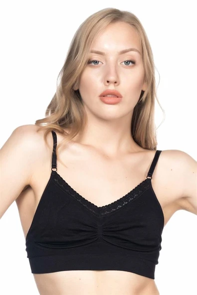 Siyah Emay 4035 Agraflı Minimizer Korse - Resim 5