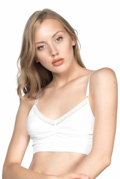 Beyaz Emay 4035 Agraflı Minimizer Korse - Resim 3