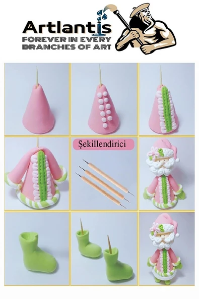 Ahşap Alüminyum Kabartma Kalemi 6 lı 1 Paket Aliminyum Folyo Kabartma Çift Uçlu İzleme Noktalama Kalemi Gravür - 5
