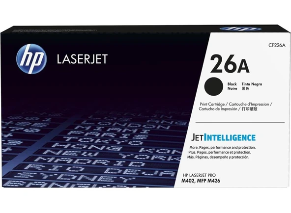 HP 26A Black Siyah 3.100 Sayfa Toner CF226A ürün görseli