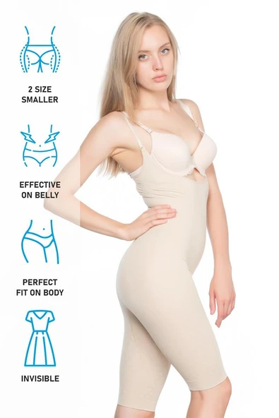 Ten Emay 2013  Göğsü Açık Paçalı Boy Korse - Resim 7