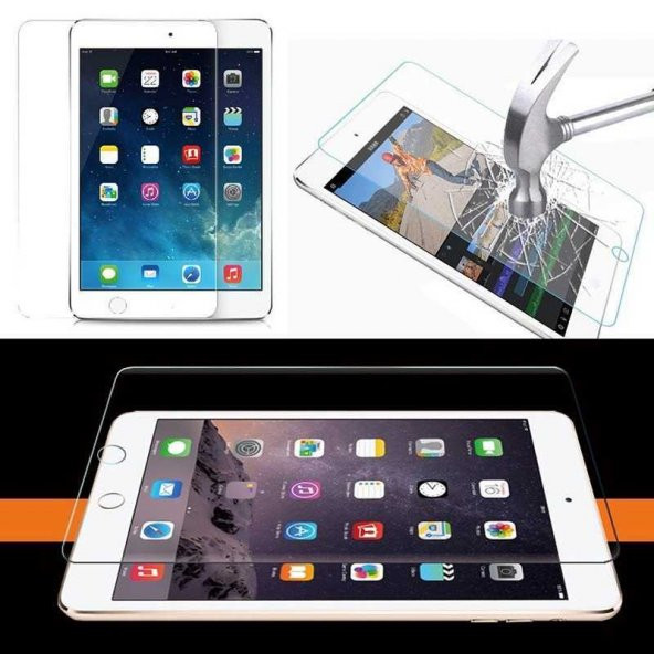 Apple iPad 6.Nesil 9.7 inç 2018 Tablet Temperli Cam Ekran Koruyucu (A1893/A1954)