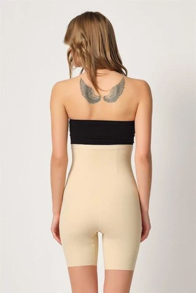 Ten Emay 2832 Yüksek Bel Balen Destekli Agraflı Lazer Korse - Resim 4