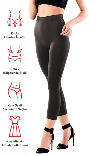 Antrasit Emay 3810 Tayt Korse - Resim 4