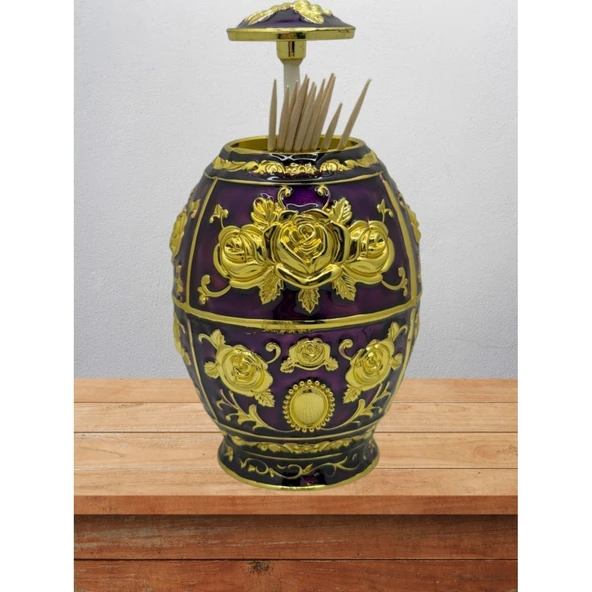 Dekoratif Yumurta Kürdanlık 10 Cm - 2