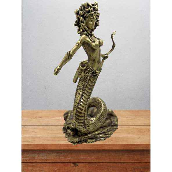 Medusa Biblo 22 Cm  Heykel Dekor Hediyelik Eşya ürün görseli