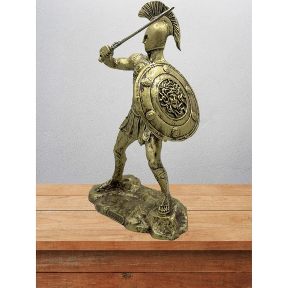 Hector  Biblo 25 Cm Mitolojik Kahraman Heykel Dekor Hediyelik Eşya - 3