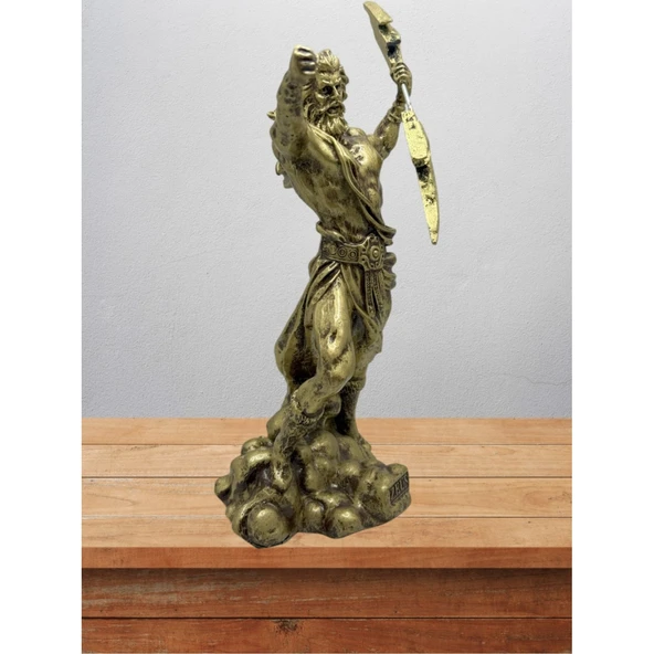 Zeus Biblo 20 Cm Mitolojik Kahraman Heykel Dekor Hediyelik Eşya