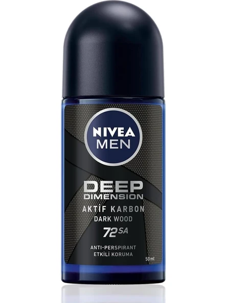 Nivea Men Deep Dimension Erkek Roll-On Deodorant 50 ML