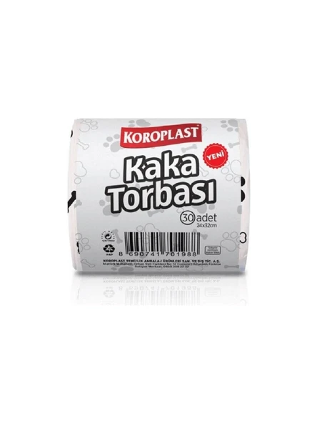Koroplast Extra Güçlü Kaka Torbası 30 Lu 24 x 32 Cm x 10 Paket - 2