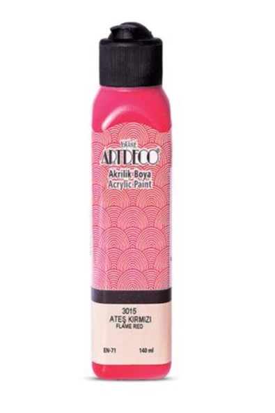 Artdeco Akrilik Boya 140 Ml Ateş Kırmızı