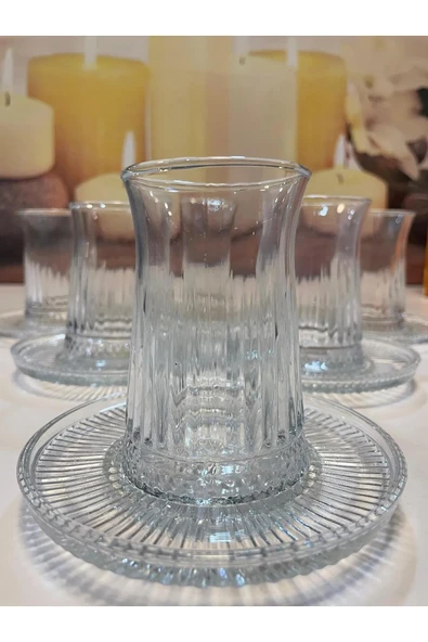 Rayan Müge 6'lı Çay Tabağı - 4