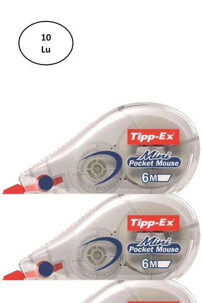 Bic Tipp-ex Mini Pocket Mouse Şerit Düzeltici 10'lu