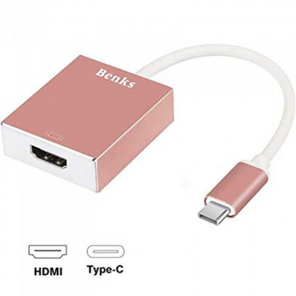 Type-C den HDMI ya Çevirici Adaptör Usb 3.1