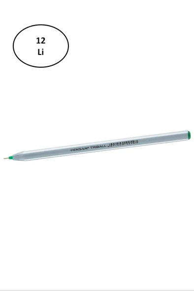 Pensan Trıball Tükenmez Kalem Yeşil 12.Li 1 mm - 3